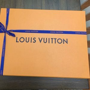 Louis Vuitton Large Box with Blue Ribbon